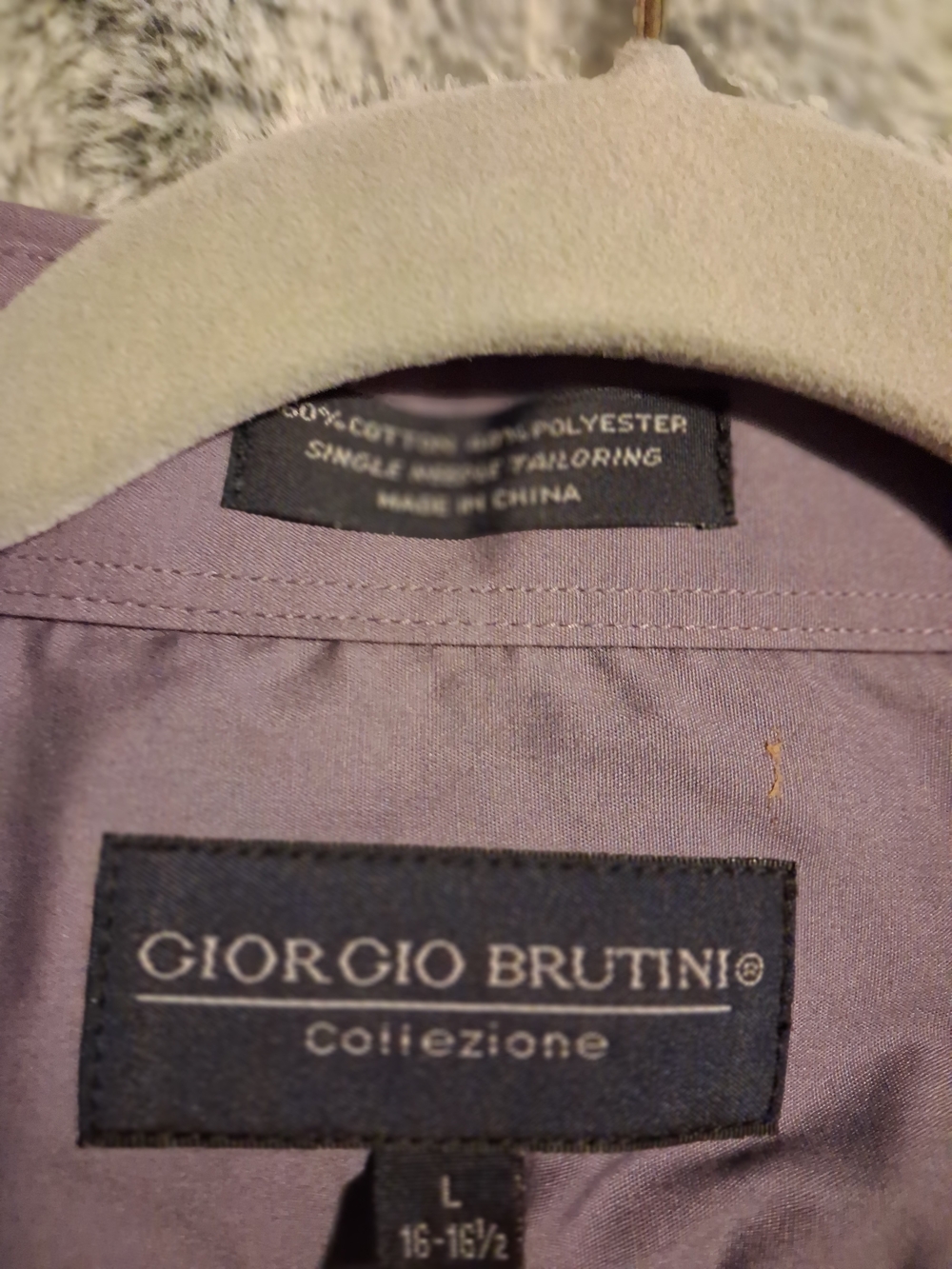 Giorgio Brutini Lavender Button-Down Shirt